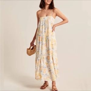 Abercrombie tiered maxi dress